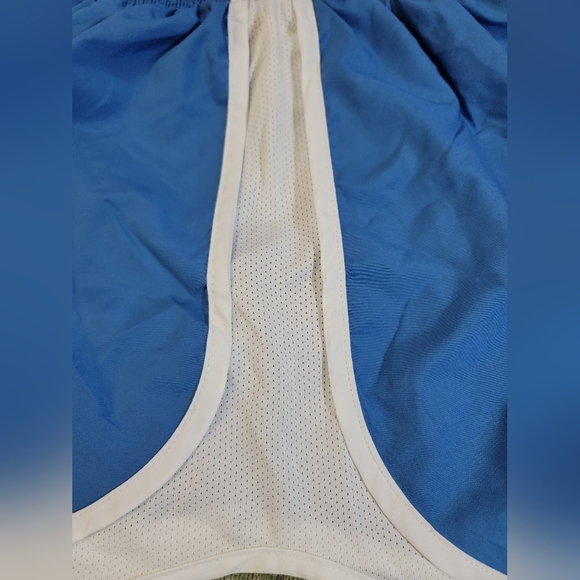 Nike Royal Blue and White Women's Dry Tempo Athletic Shorts Large - Picture 9 of 13